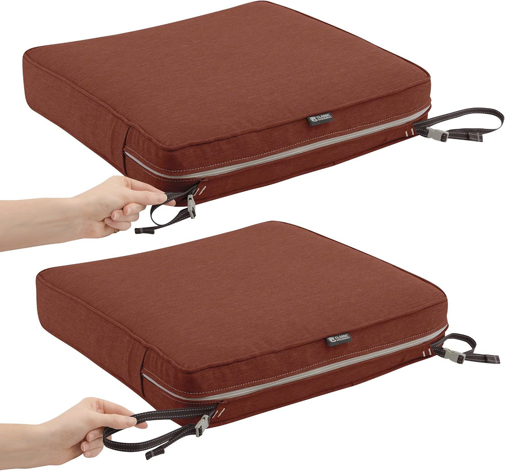 Classic Accessories Montlake Water-Resistant 21 x 21 x 3 Inch Square Outdoor ...