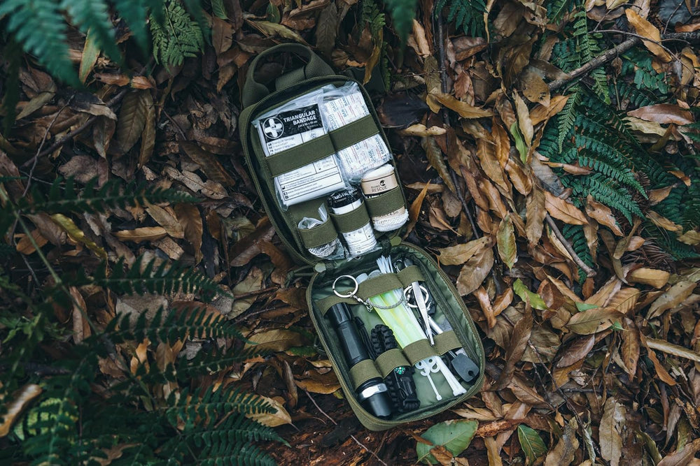 RHINO RESCUE Survival First Aid Kit for Hiking, Backpacking