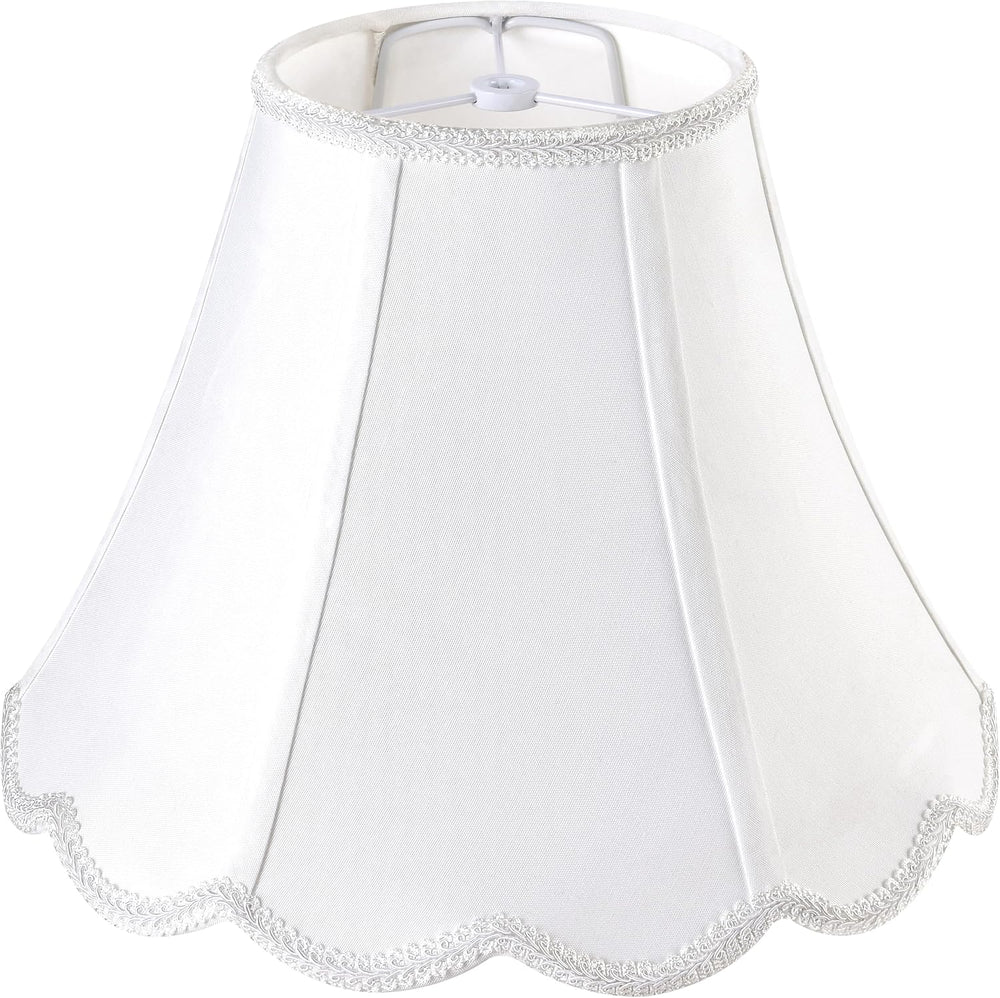 GO&SO Off White Bell Lamp Shade, Medium, 6"×13"×9.8", Scal...
