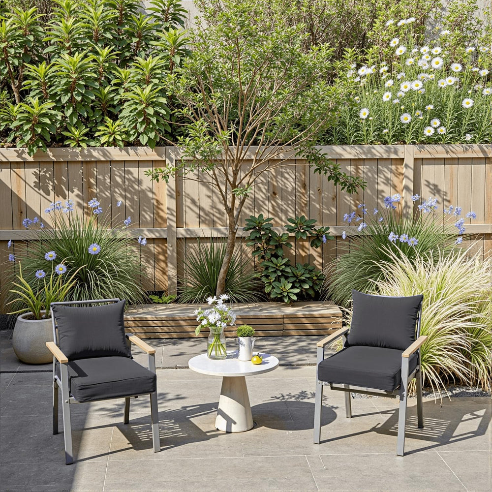 PatioGlow Outdoor Chair Cushions 19 x 19 x 3 Inch, Waterproof & Fade Resi...