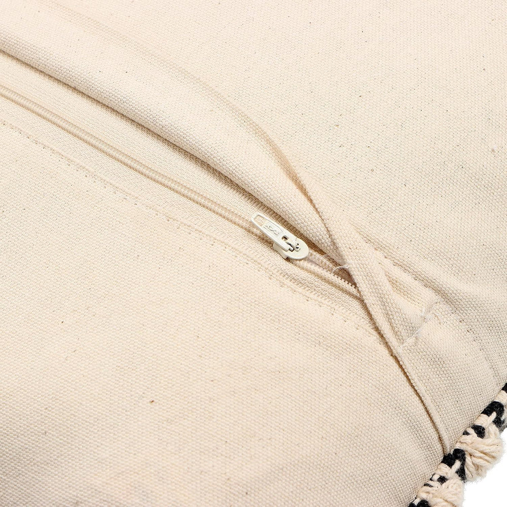 · REDEARTH · Boho Textured Handwoven Throw Pillow Cases - Diamond Medley