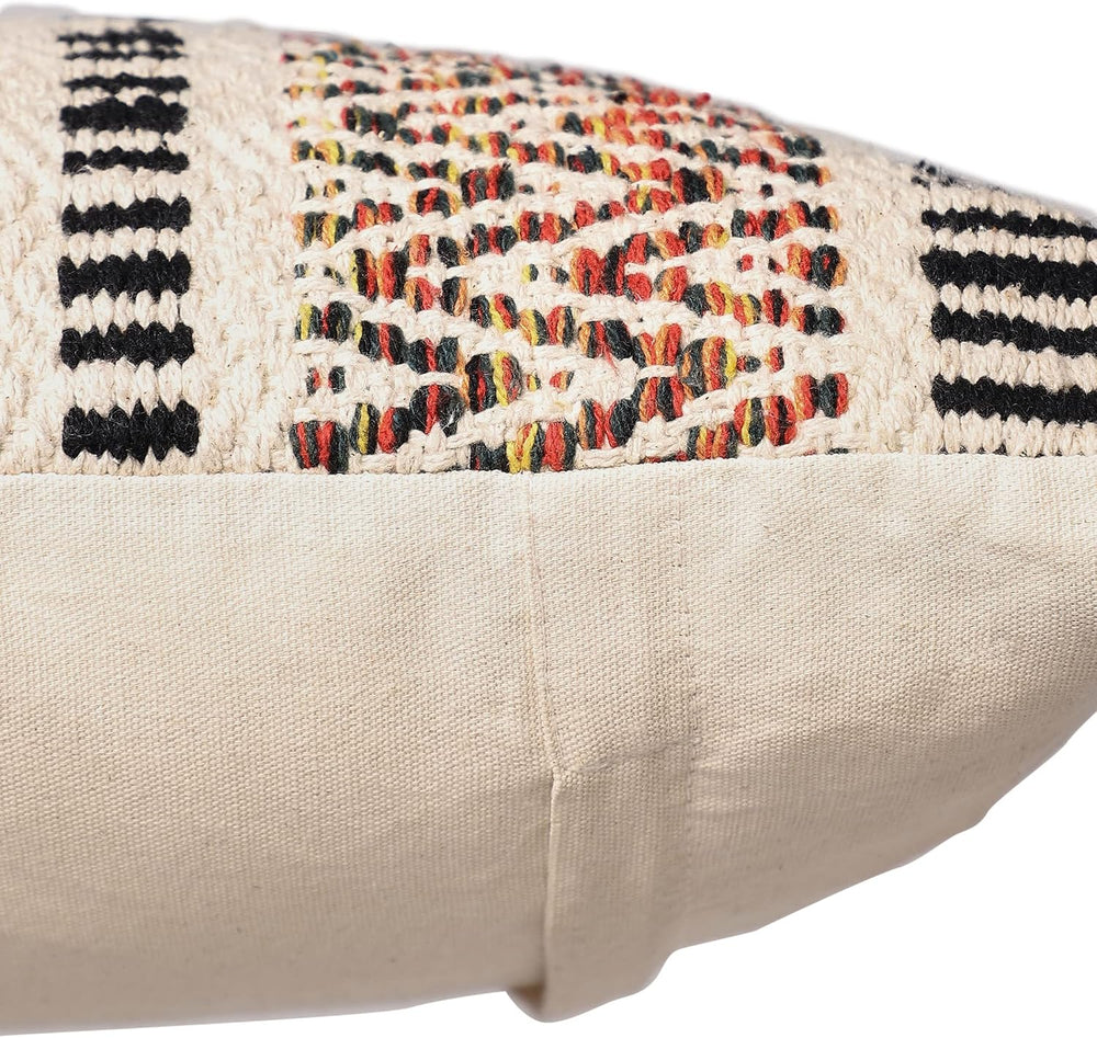 · REDEARTH · Boho Textured Handwoven Throw Pillow Cases - Motley Bohemia