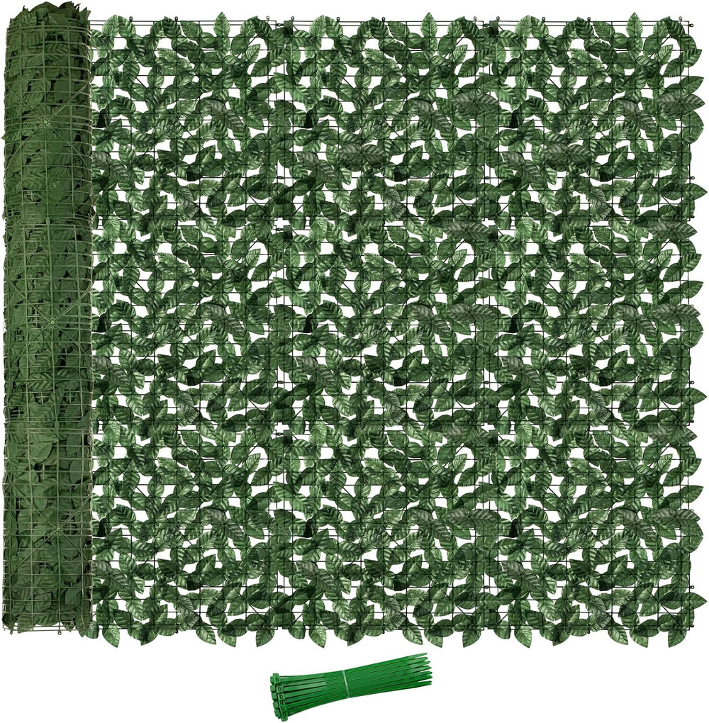 AOKIIE 60"x120" Artificial Ivy Privacy Fence Screen UV-Anti 50SQFT