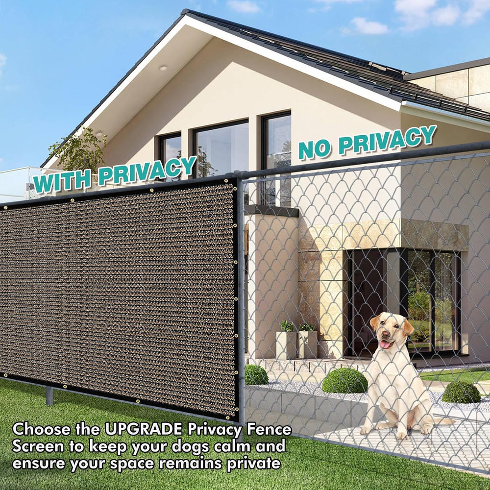 UPGRADE 0 4' X 5 0' Privacy Screen Fence, Heavy Duty Fencing Shade Co...