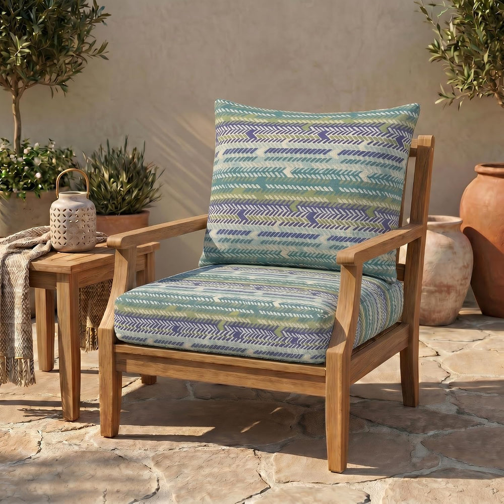 RSH DECOR: Sunbrella Deep Seating Cushion with Pillow Back | 23” x 24" x...