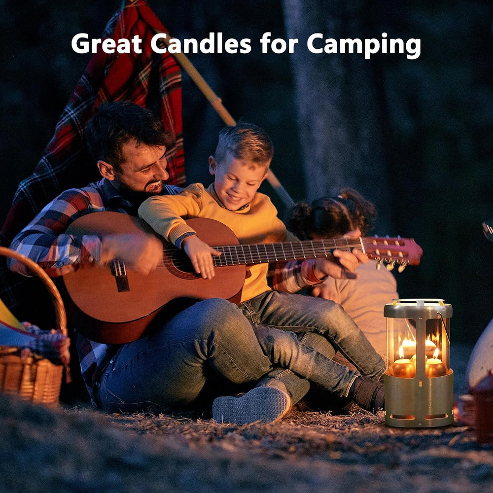 Emergency Candles for Lanterns Long Burning 15 Hour White 20 Pack
