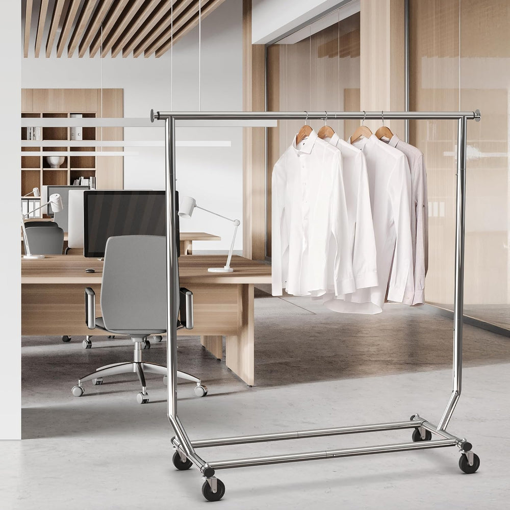 Simple Houseware Supreme Commercial Grade Clothing Garment Rack, Chrome