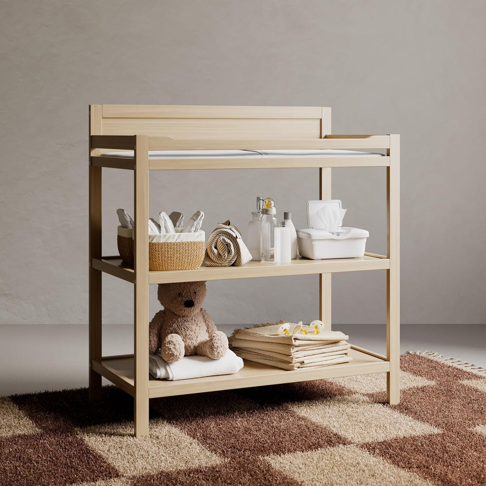 Storkcraft Alpine Changing Table (Driftwood) - Includes Water Resistant Chang...