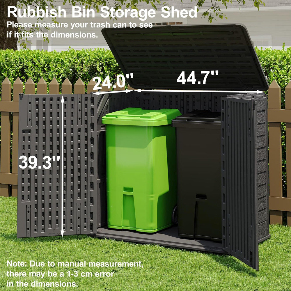 Outdoor Storage Cabinet Waterproof 31 Cu.Ft with Lockable Doors