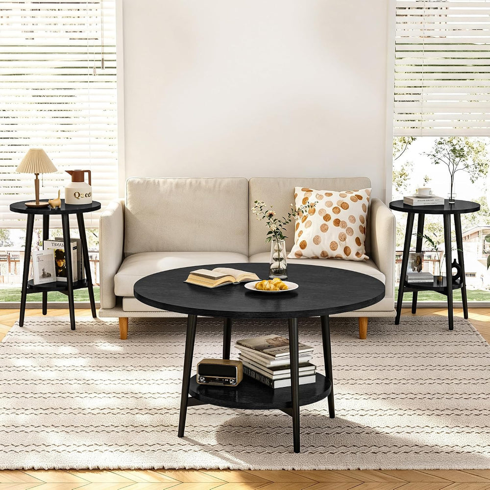 AWQM Coffee Table, Coffee Table Set of 3, Coffee Tables for Living Room