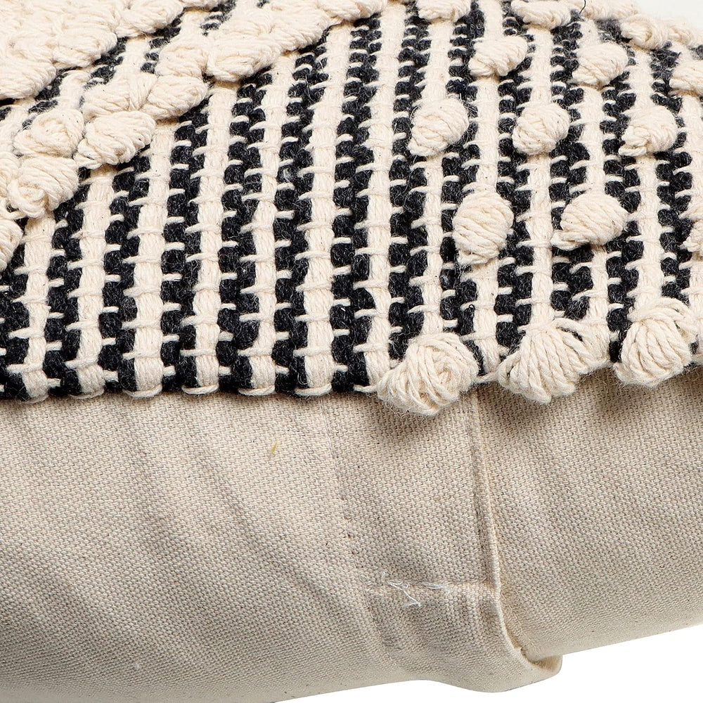 · REDEARTH · Boho Textured Handwoven Throw Pillow Cases - Diamond Medley