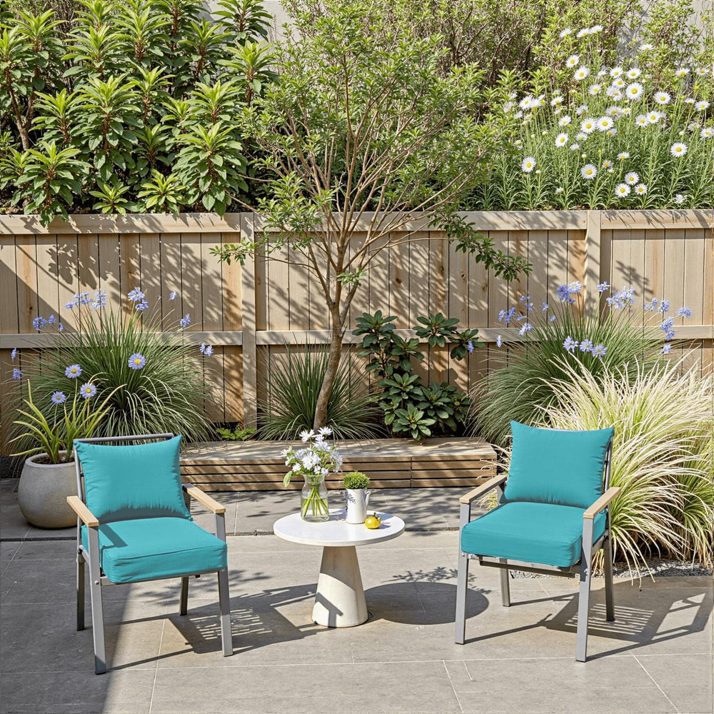 PatioGlow Outdoor Chair Cushions 20 x 20 x 3 Inch, Waterproof & Fade Resi...