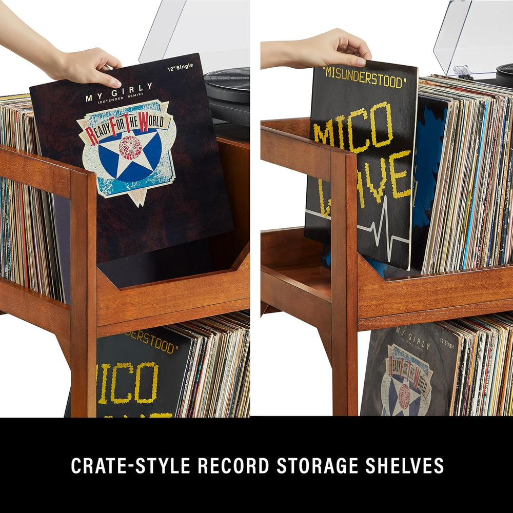 Crosley Furniture Asheville Large Record Player Stand