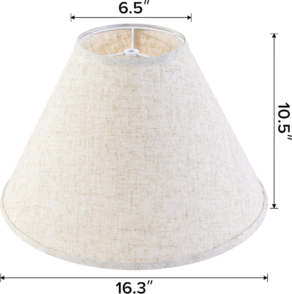 GO&SO Large Empire Lamp Shades Set of 2,6.5" x 16.3" x 10.5&quo...