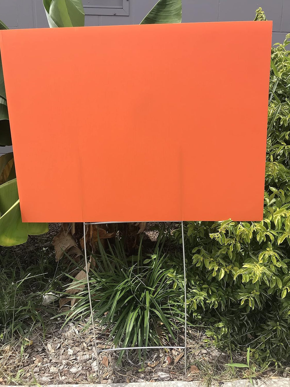 Yard Signs 5Pack (Orange) Sign Board 18X24inch x 4MM Corrugated Plastic Sign ...