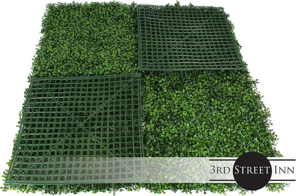 3rd Street Inn Artificial Greenery Wall Panels for Privacy - 20x20 4-Pack