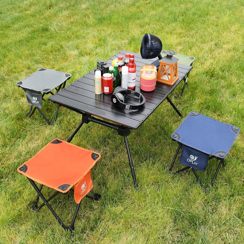 Opliy Camping Stool 2 Pack,Portable Folding Stool for Outdoor Gardening and B...