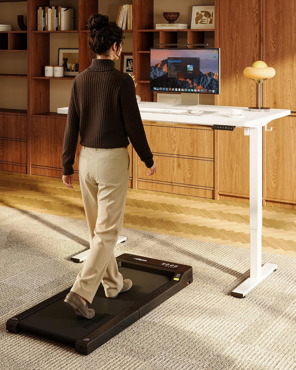 FLEXISPOT EN1 48"x24" One-Piece Standing Desk, White