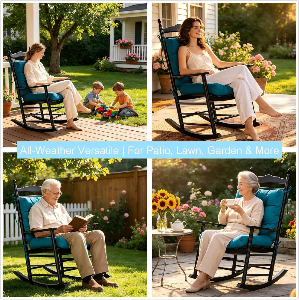 QILLOWAY Outdoor Chair Cushion for Patio Furniture, Waterproof Patio Cushions...