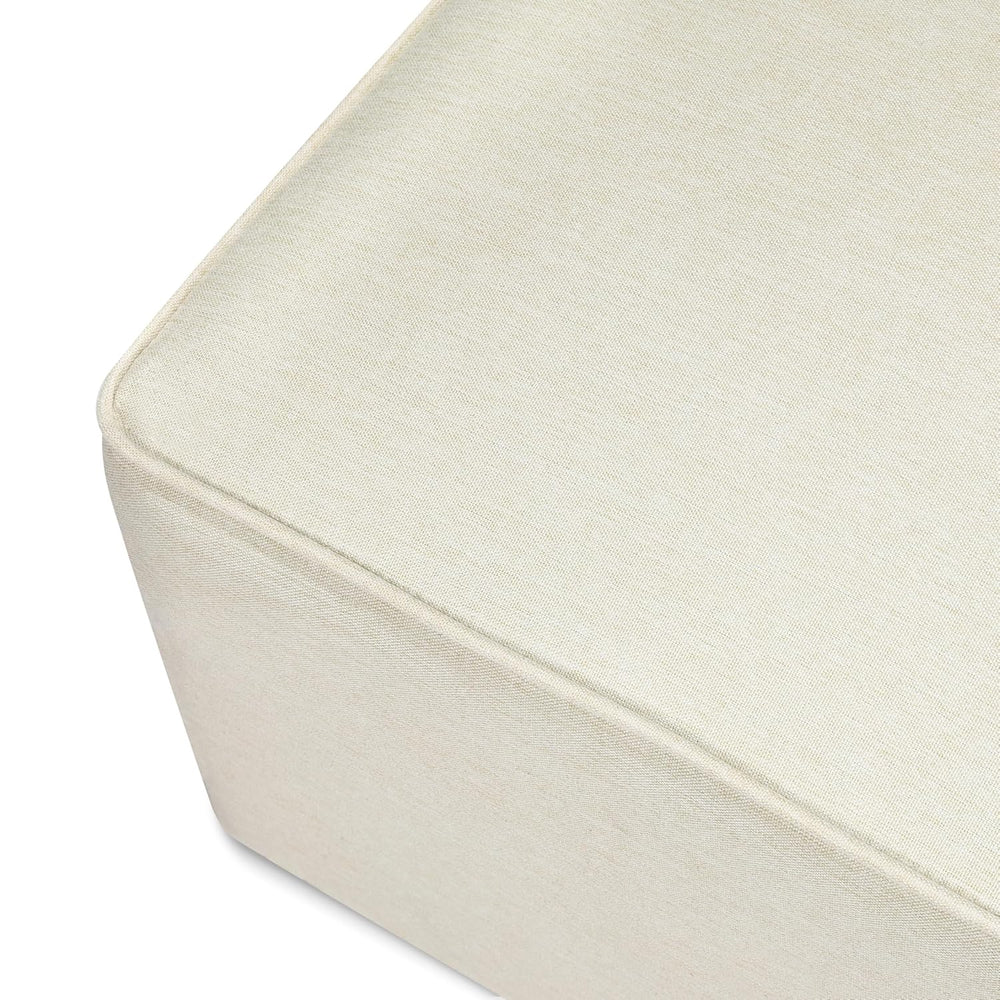 Davinci Universal Gliding Ottoman in Vanilla, GREENGUARD Gold & CertiPUR-...