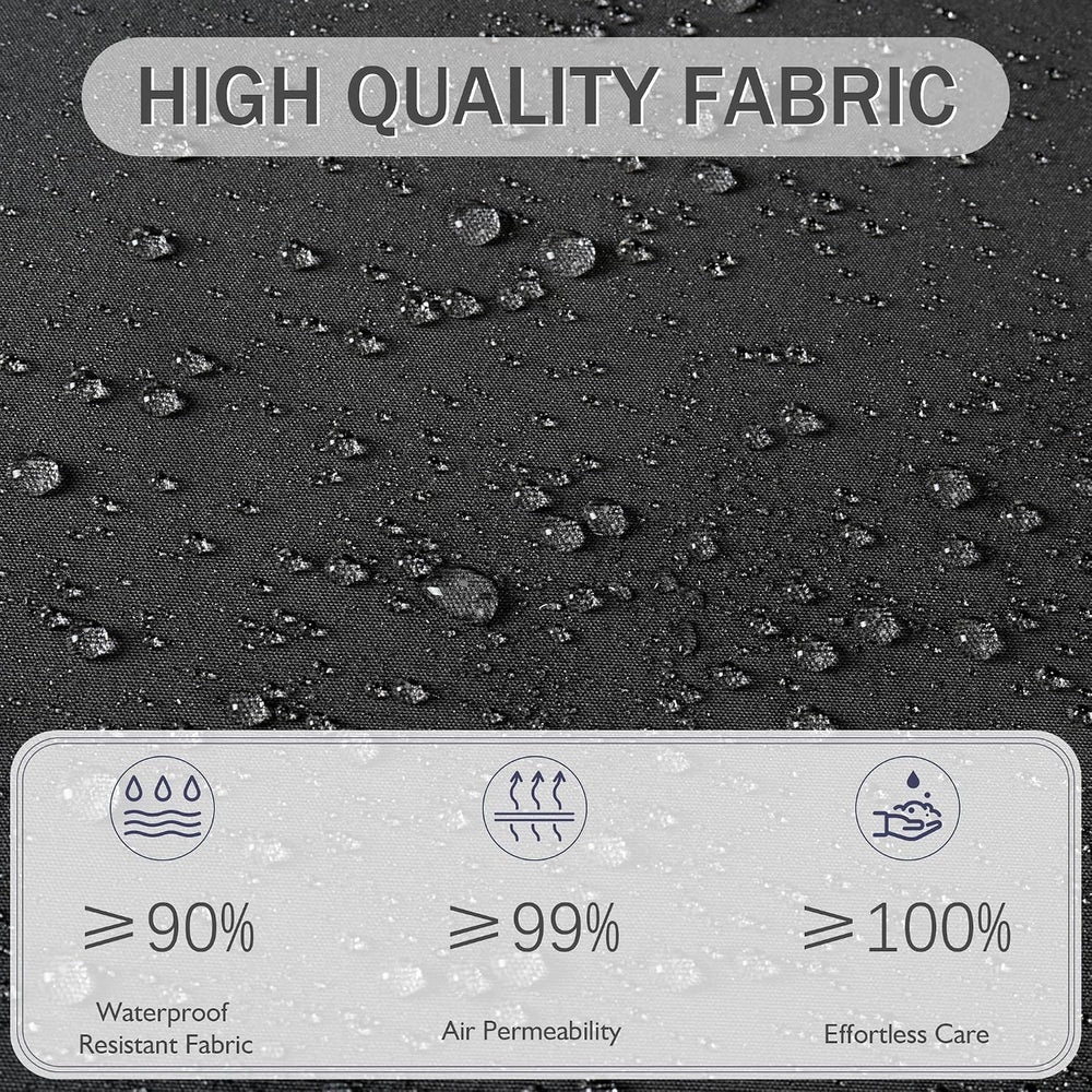 Enipate Outdoor Deep Seat Cushion Set of 2, Weather Resistant Patio Furniture...