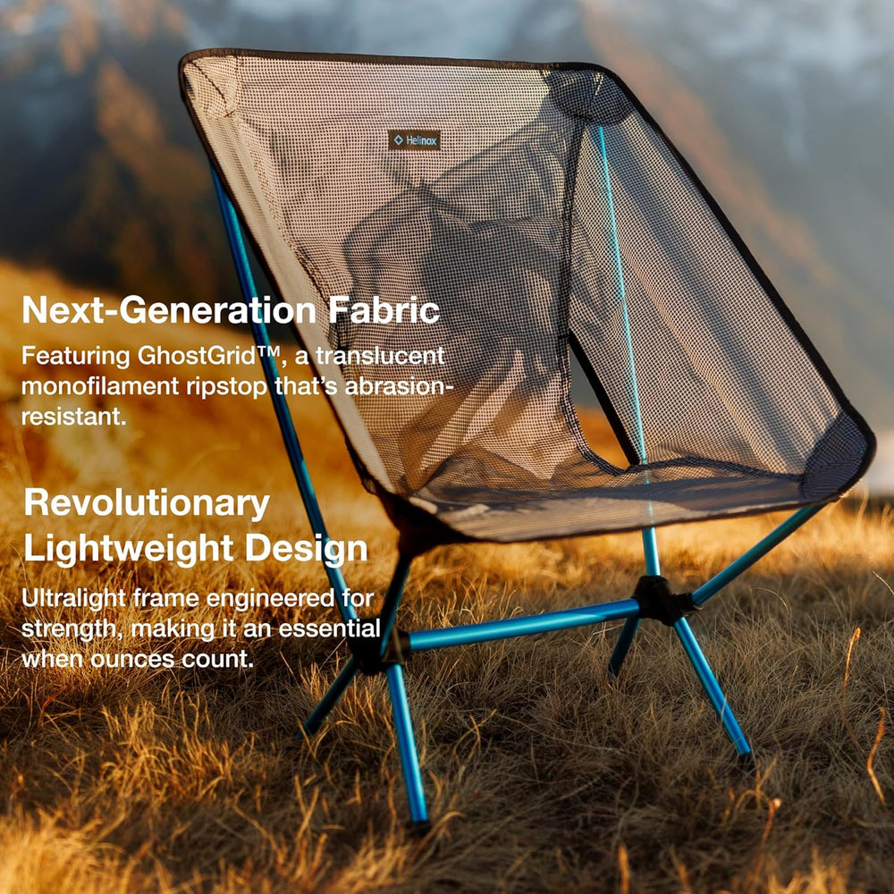 Helinox Chair Zero LT, 1.12 lbs Lightweight Camping Chair, Durable Ripstop, C...