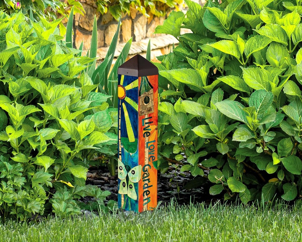 Studio M Art Pole, PVC Weather Resistant Pole with Vinyl Bowl 20 inches Tall ...