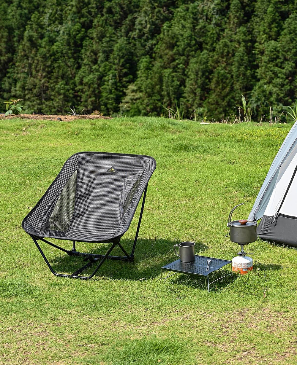 iClimb Low Ultralight Compact Folding Chair (Black)