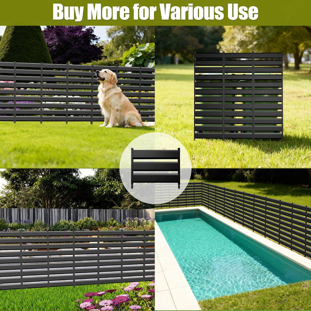 48in H x 45in W Air Conditioner Fence Screen Trash Can Privacy Fence Panels f...