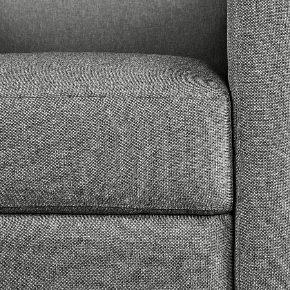 Yaheetech Fabric Recliner Chair Tufted Upholstered Single Sofa Gray