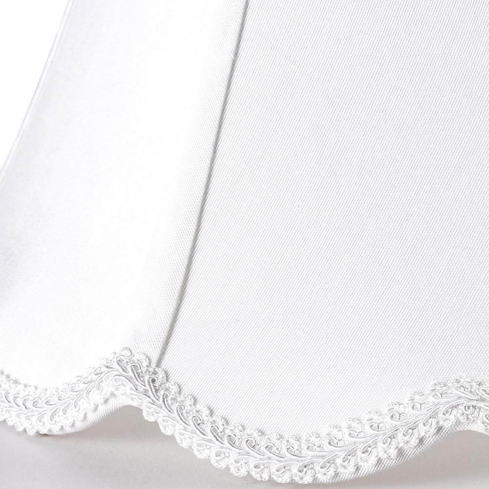 GO&SO Off White Bell Lamp Shade, Medium, 6"×13"×9.8", Scal...