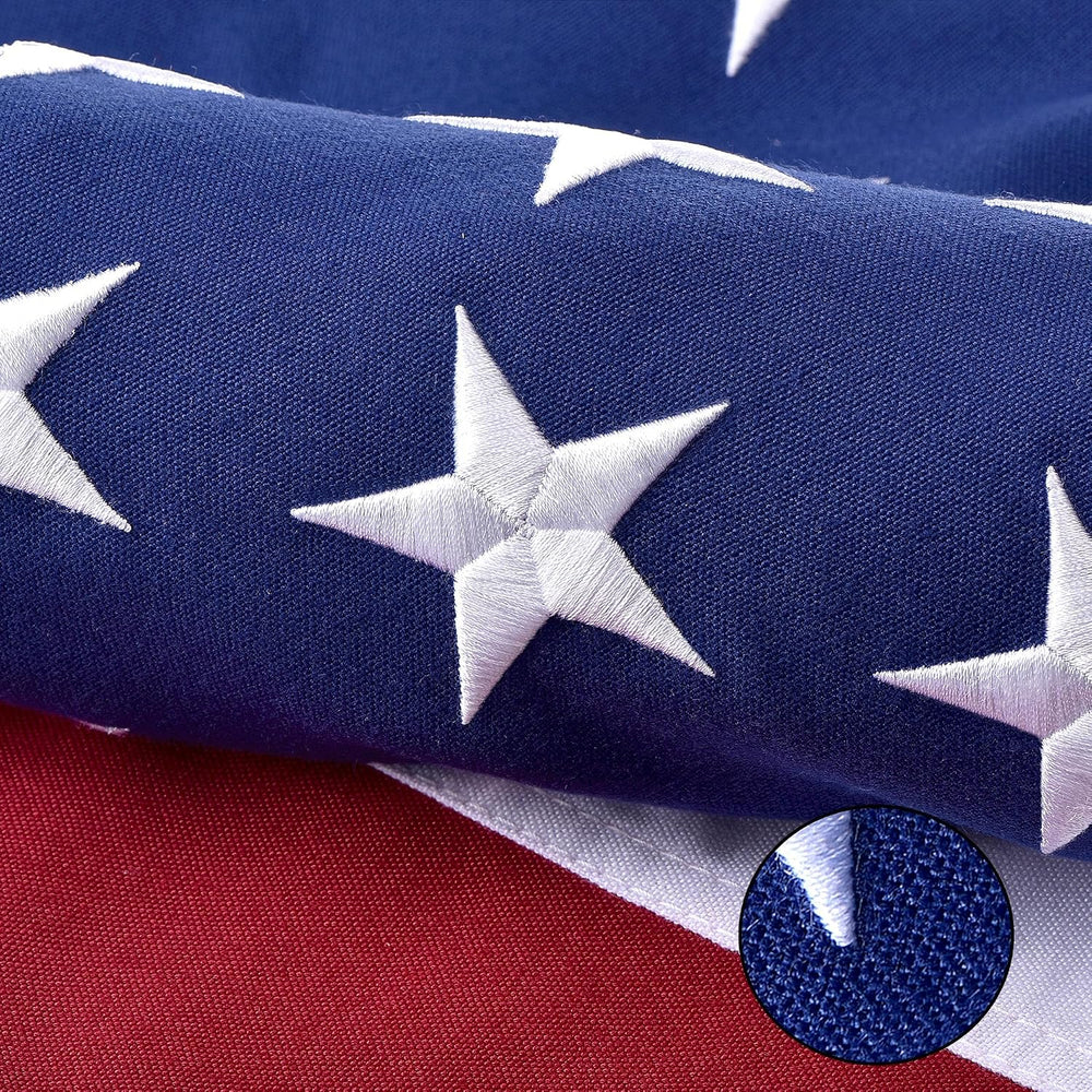 American Flag for Outside 4x6 FT, Deluxe Heavy Duty Spun Polyster, TearProof ...