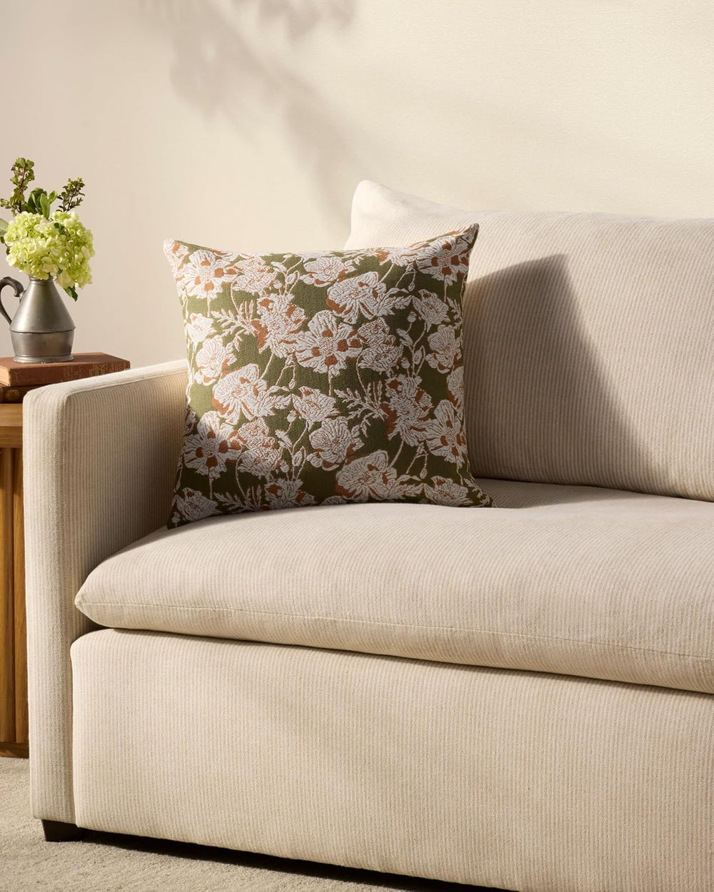 Loloi Chris Loves Julia Matilda Olive/Orange Cover Only Pillow