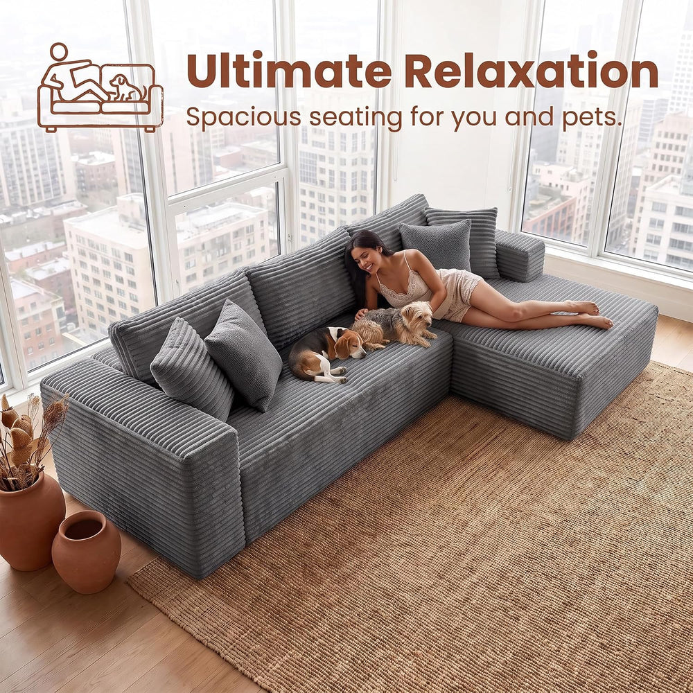 Boneless Couch Modular Sectional Sofa Cloud Couch