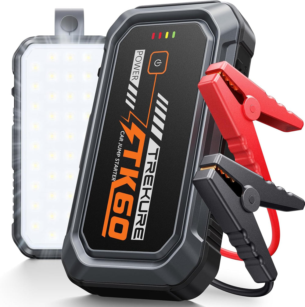 TREKURE Car Battery Jumper Starter Portable 5000A, Portable Car Jump Starter ...