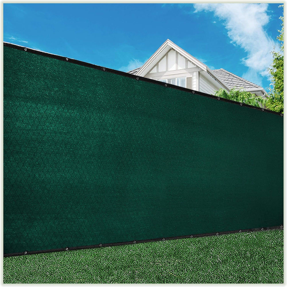 Colour Tree 8' x 50' Green Fence Privacy Screen, 90% Blockage Windscreen