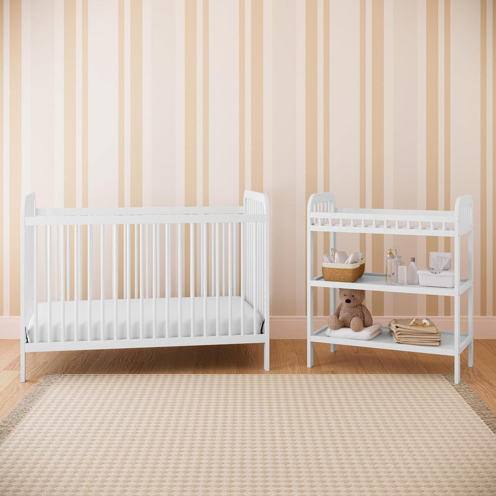 Storkcraft Pasadena Changing Table with Changing Pad, White