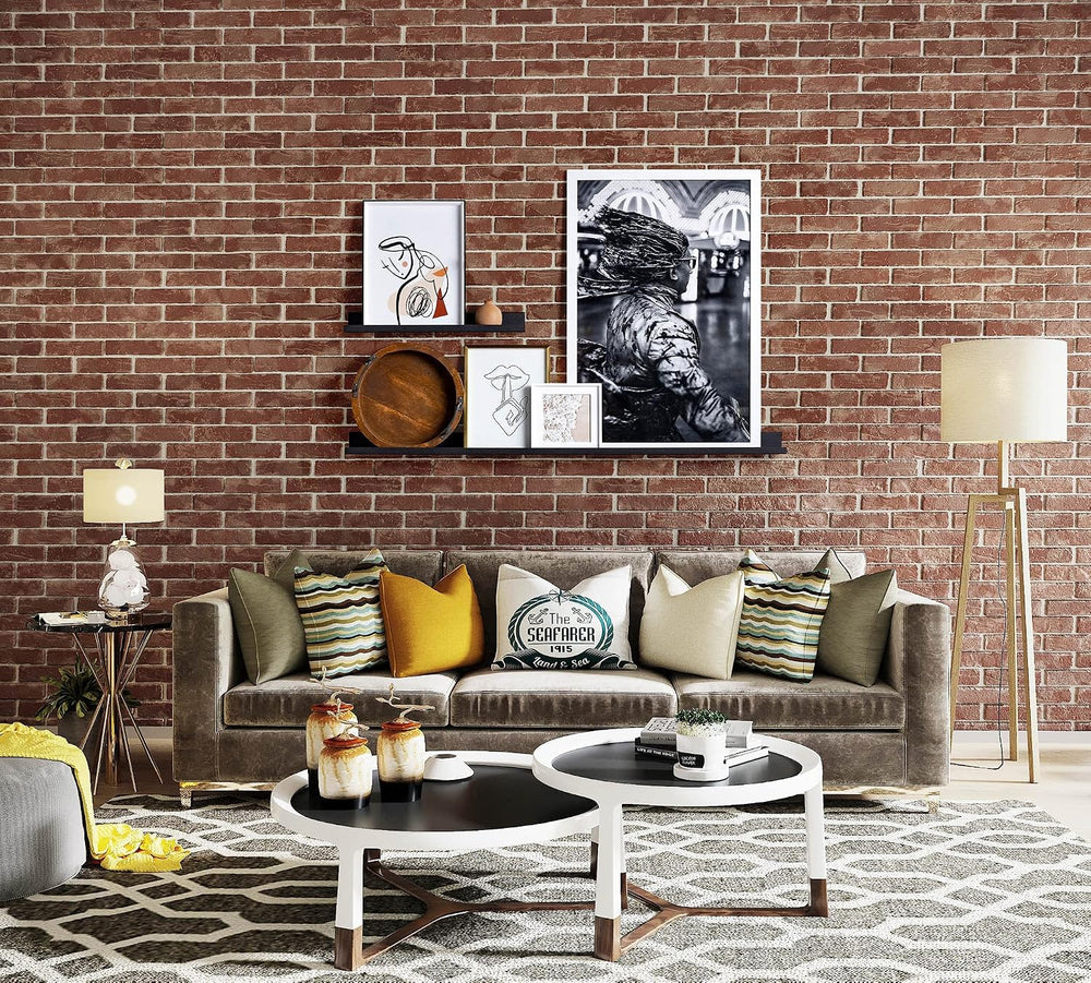 Infinite Design 48" Metal Floating Wall Shelf | Modern Black Powder-Coat...