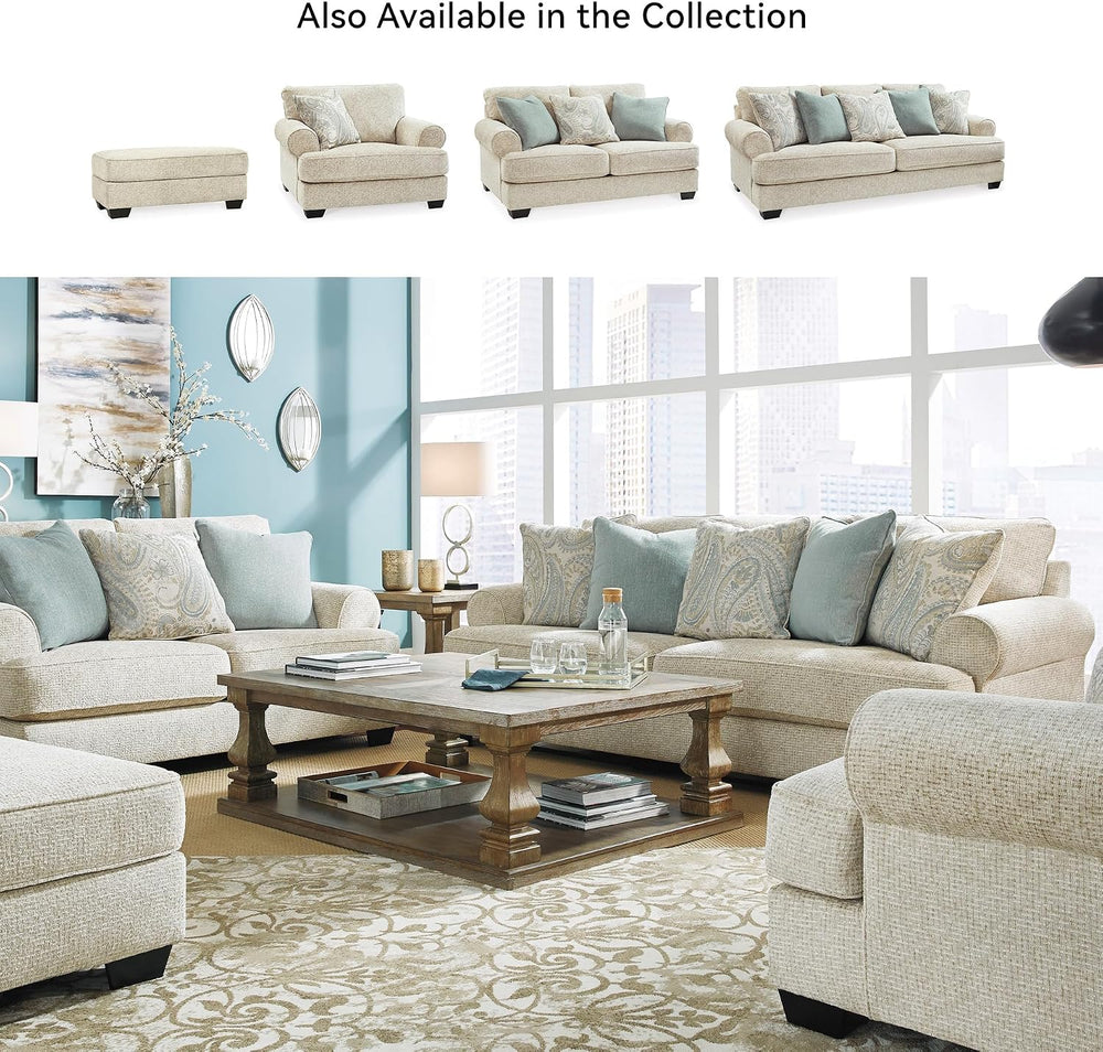 Signature Design by Ashley Rectangular Ottoman, Sandstone Beige