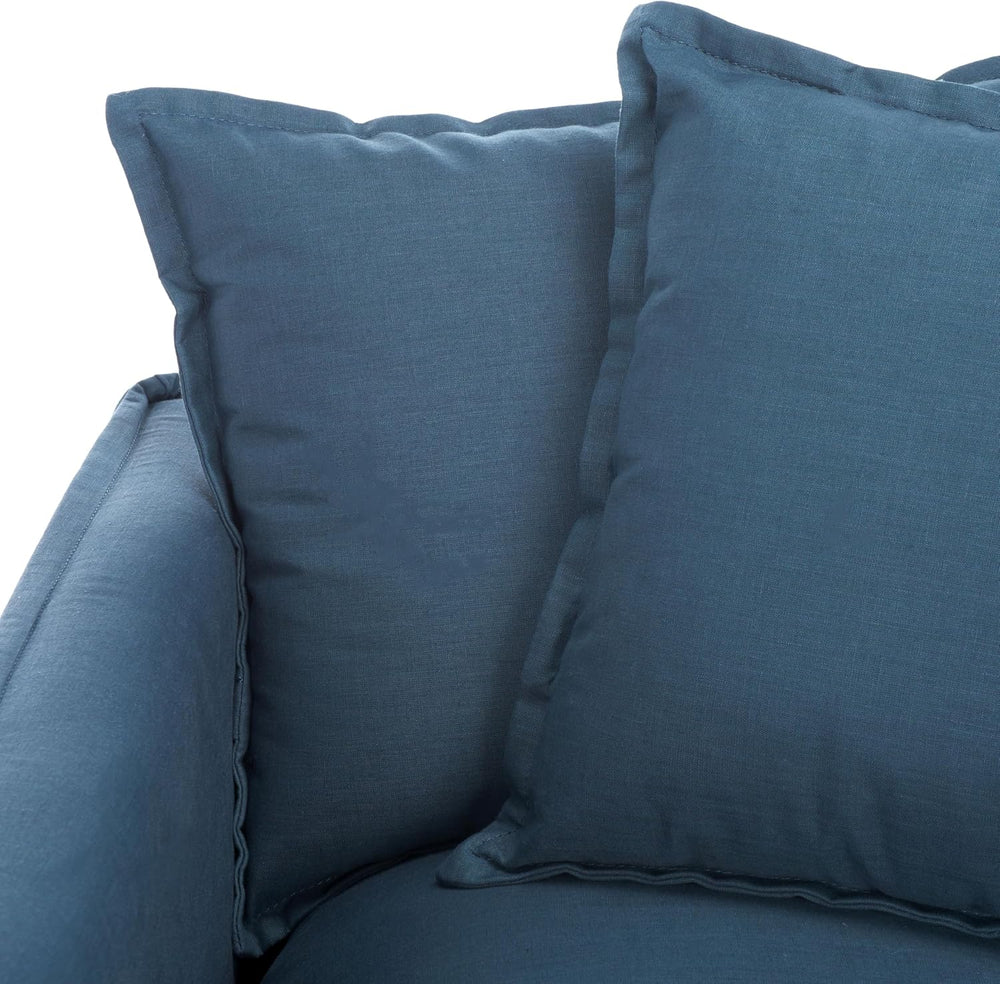 Safavieh Mercer Collection Joey Arm Chair, Blue