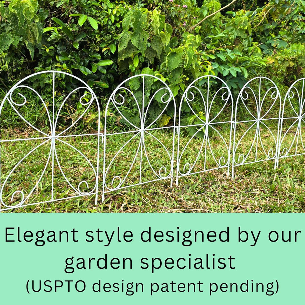 ShopLaLa Animal Barrier Fence (10 Panels) 12x24in Decorative Metal Fences