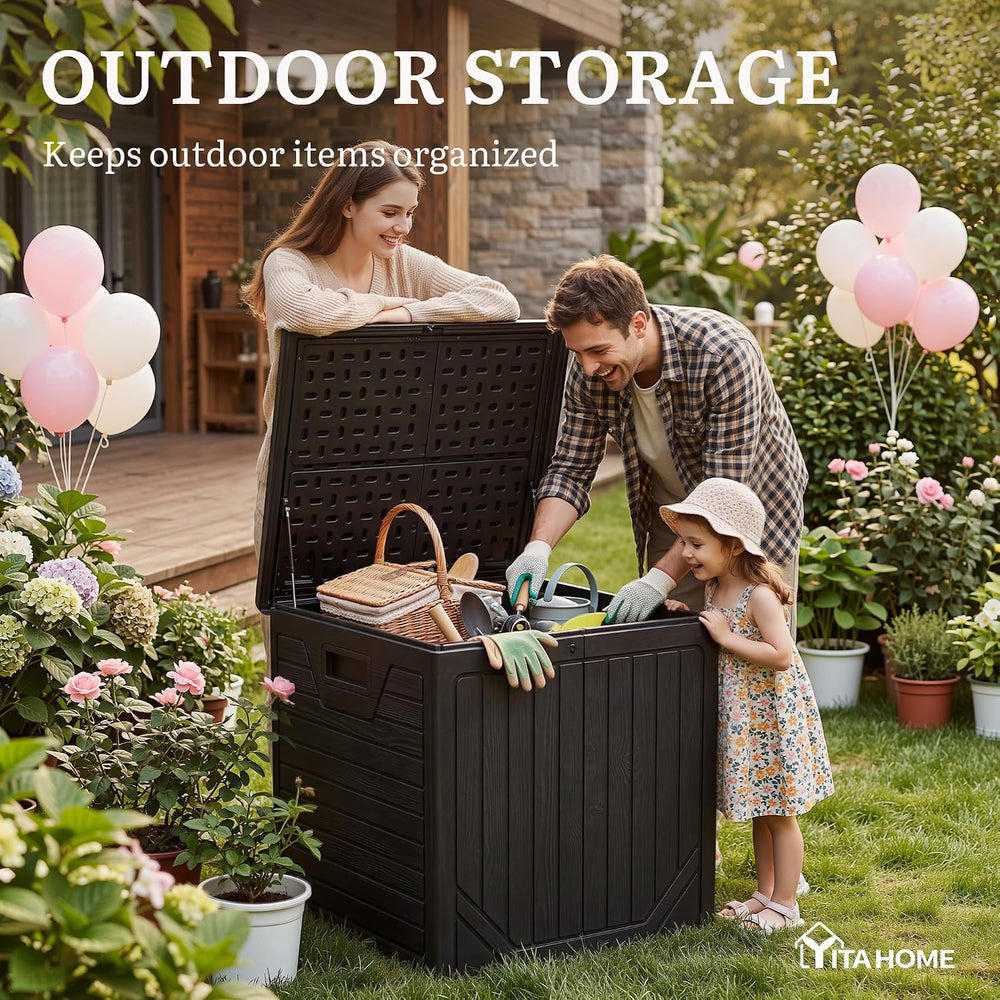 YITAHOME 150 Gallon Large Outdoor Deck Box