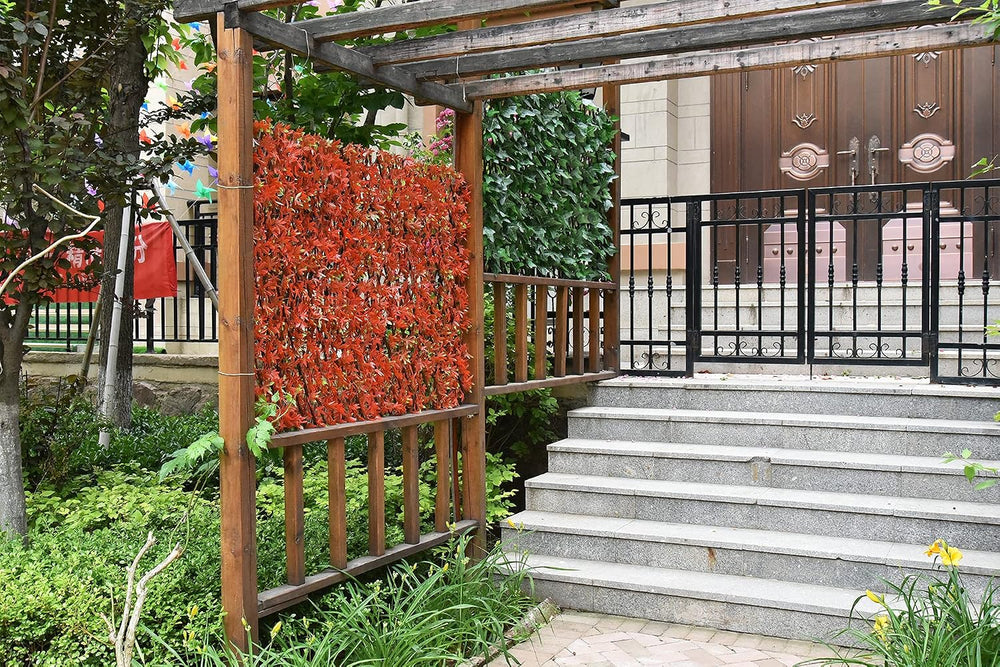 Sumery Expandable Fence Privacy Screen for Balcony Patio Outdoor,Decorative F...