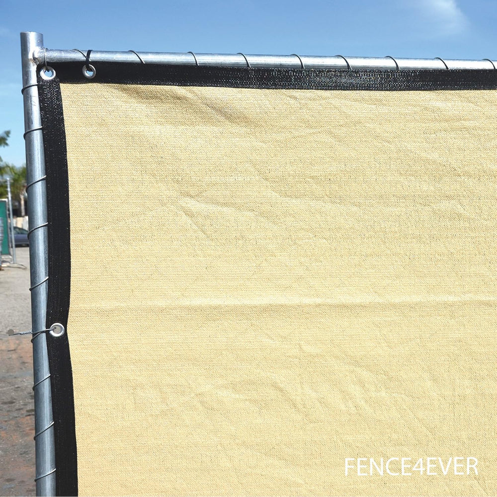 4'x50' 4ft Tall 3rd Gen Tan Beige Fence Privacy Screen Windscreen Sha...
