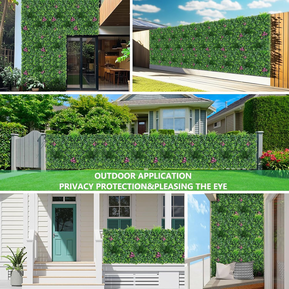 Grooy 40"x120"(33.33 SQFT) Artificial Boxwood Roll Panels for Outdoor