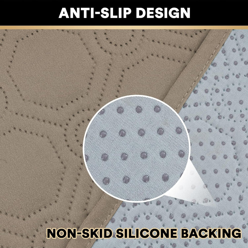 PrinceDeco Chair Covers Slipcover Waterproof Couch Cover that Stays On Sofa N...