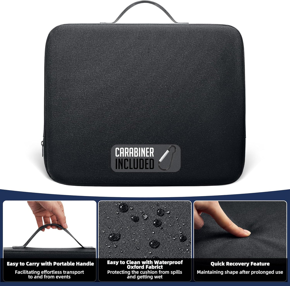 Thick Stadium Seat Cushion - 2-Pack Bleacher Seat Cushion, Stadium Cushion