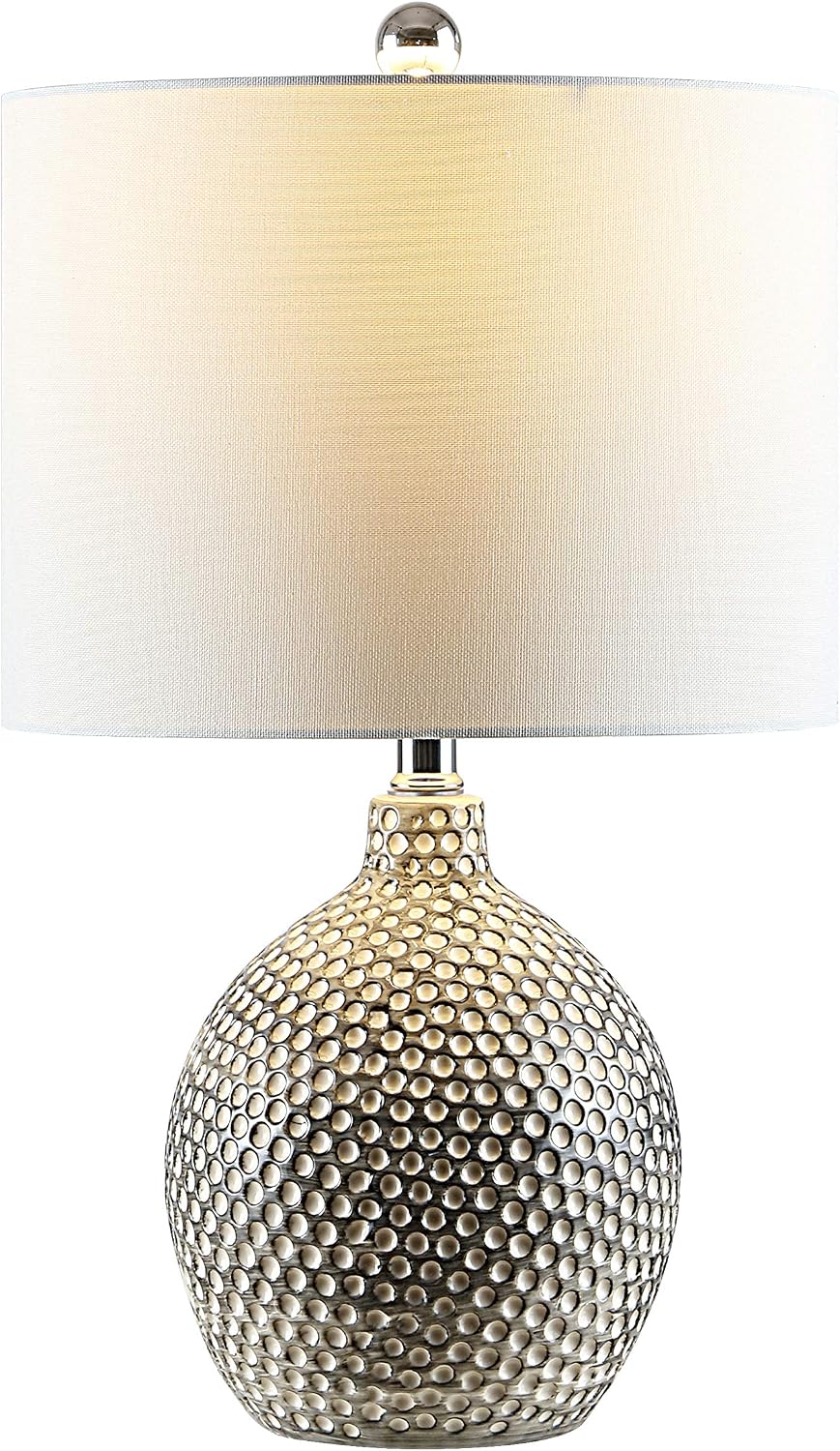 SAFAVIEH Lighting Breeda Table Lamp, 21″ Ceramic Ivory TBL4270A