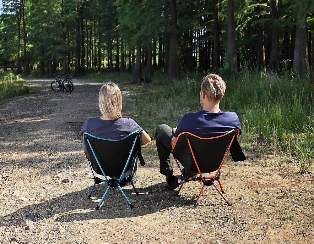 MARCHWAY Lightweight Folding Camping Chair, Compact Stable, Holds 330 lbs