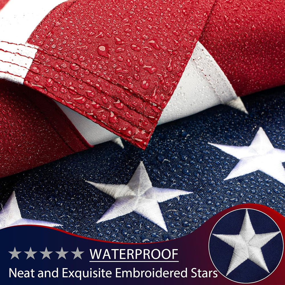 Chillchard 4x6 FT American Flags for Outside Heavy Duty - TearProof US Flag